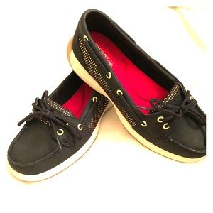 Sperry Laguna black/sparkle dot